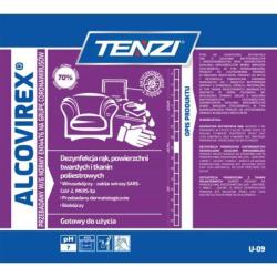 Płyn do dezynfekcji rąk, narzędzi, powierzchni TENZI, Alcovirex, 5l