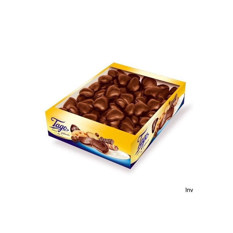 Piernikowe serca w polewie czekoladowej TAGO 2,5 kg