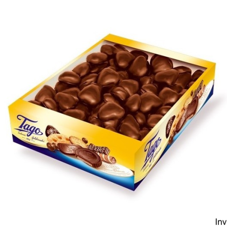 Piernikowe serca w polewie czekoladowej TAGO 2,5 kg