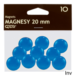 Magnesy 20mm niebieskie...