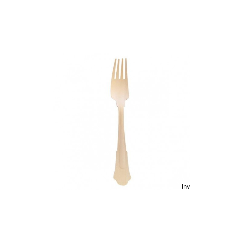 Widelec drewniany 15,5 cm 100 sztuk Papstar do gastronomii i imprez plenerowych