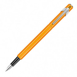 Pióro wieczne CARAN D'ACHE 849 Fluo Line, F, pomarańczowe