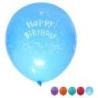 PAKIET Zestaw balonów PARTY GO Happy Birthday, świecące, 30cm, 5 szt., mix kolorów