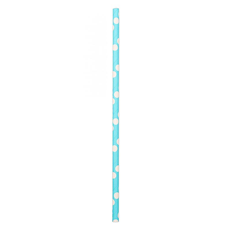 PAKIET Słomki PARTY GO, 19,5cm, 12 szt., niebieskie