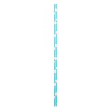 PAKIET Słomki PARTY GO, 19,5cm, 12 szt., niebieskie