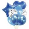 PAKIET Zestaw balonów PARTY GO, 45cm, 8 szt., niebieskie