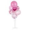 PAKIET Zestaw balonów PARTY GO, 85cm, 7 szt., różowe