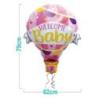 PAKIET Balon PARTY GO Welcome Baby, 79cm, 1 szt., różowy