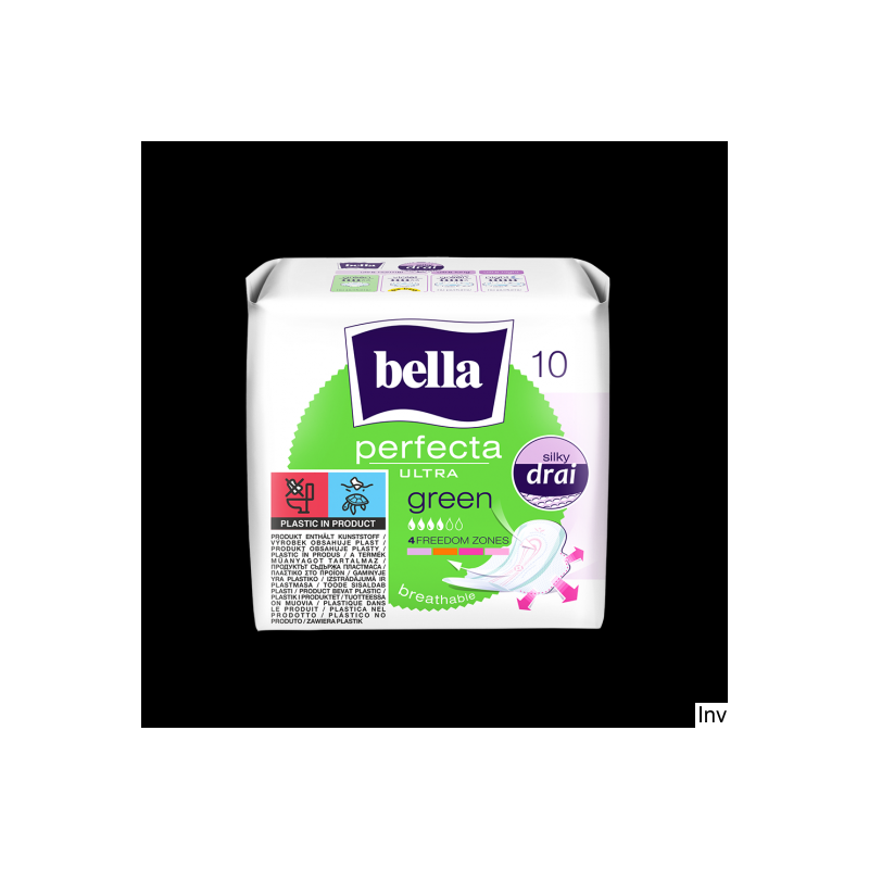 Podpaski BELLAPerfekt Ultra Green 10 sztuk