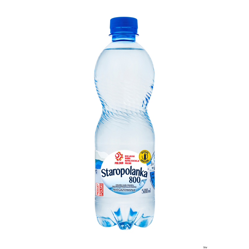 Woda STAROPOLANKA 0,5L niegazowana zgrzewka 12szt. KAUCJA