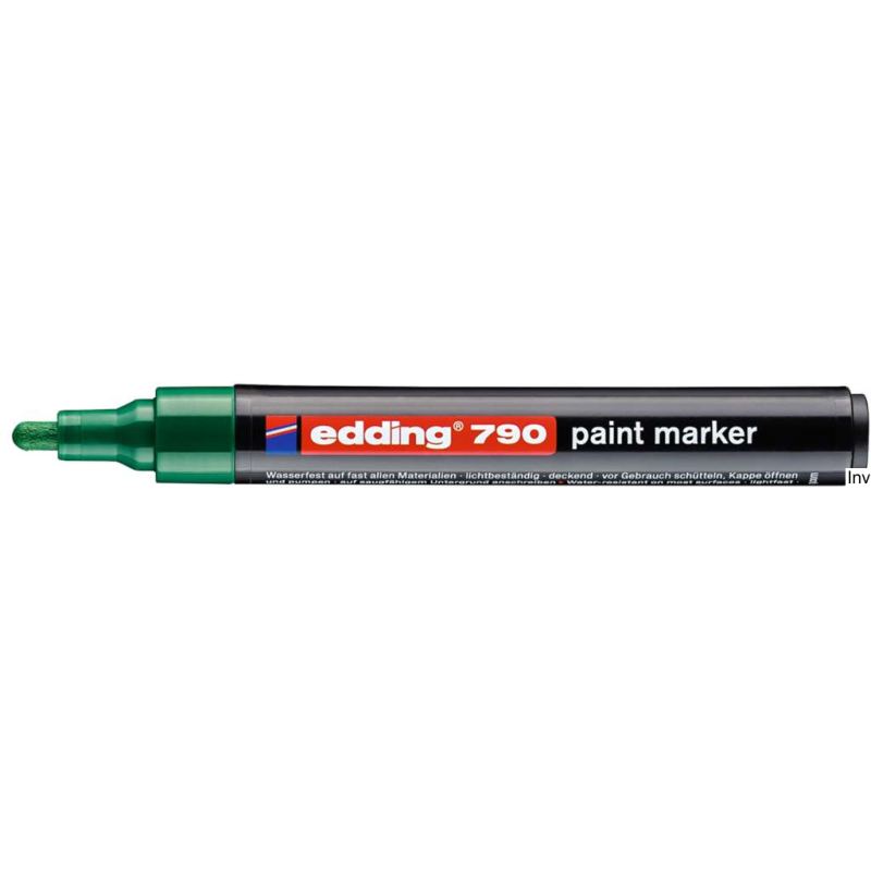 Edding Marker lakierowy zielony 2-3 mm okrągła końcówka 790/004/ZI