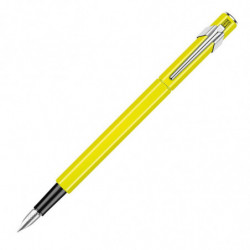 Pióro wieczne CARAN D'ACHE 849 Fluo Line, F, żółte