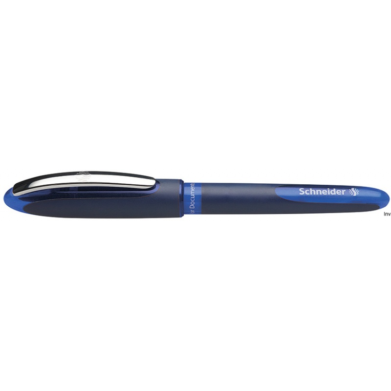 Pióro kulkowe Schneider One Business 06 niebieskie 0,6 mm z ergonomiczną obudową i skuwką