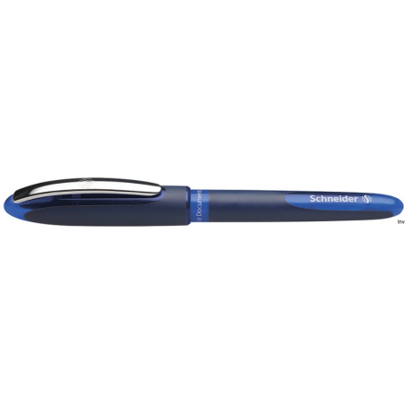 Pióro kulkowe Schneider One Business 06 niebieskie 0,6 mm z ergonomiczną obudową i skuwką