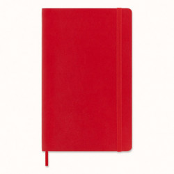 Notes MOLESKINE Classic L, 13x21cm, w linie, miękka oprawa, 192 strony, czerwony