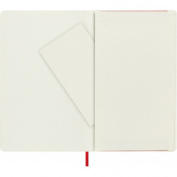 Notes MOLESKINE Classic L, 13x21cm, w linie, miękka oprawa, 192 strony, czerwony