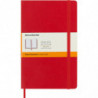 Notes MOLESKINE Classic L, 13x21cm, w linie, miękka oprawa, 192 strony, czerwony