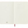 Notes MOLESKINE Classic L, 13x21cm, gładki, miękka oprawa, 192 strony, czerwony