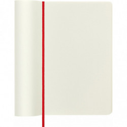 Notes MOLESKINE Classic L, 13x21cm, gładki, miękka oprawa, 192 strony, czerwony