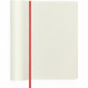 Notes MOLESKINE Classic L, 13x21cm, gładki, miękka oprawa, 192 strony, czerwony