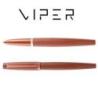 Pióro wieczne DIPLOMAT Viper, guilloche, F, brązowe