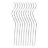 PAKIET Świeczki spiralne PARTY GO, 14cm, 10 szt., srebrne