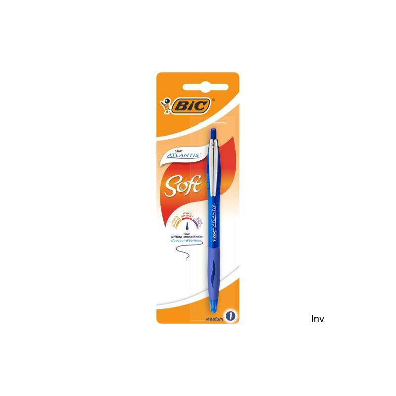 Długopis BIC Atlantis Soft niebieski 1 sztuka