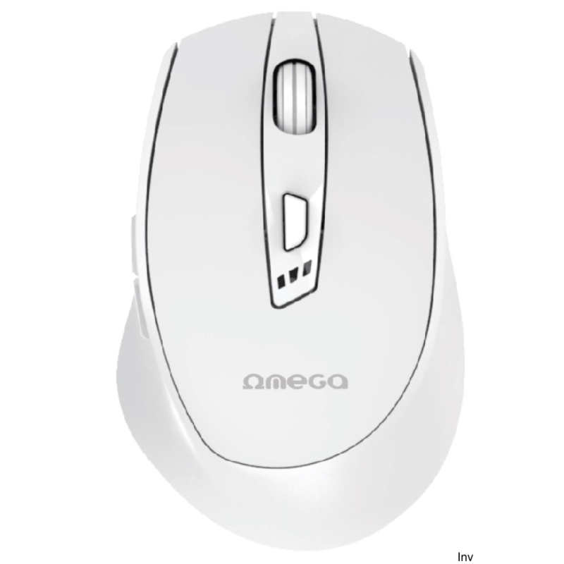 Mysz bezprzewodowa Platinet OMEGA MOUSE OMC529RWW USB-C biała z Bluetooth 5.2 i akumulatorem 400mAh