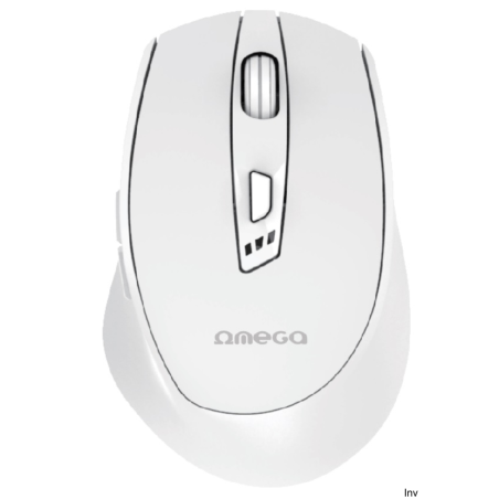 Mysz bezprzewodowa Platinet OMEGA MOUSE OMC529RWW USB-C biała z Bluetooth 5.2 i akumulatorem 400mAh