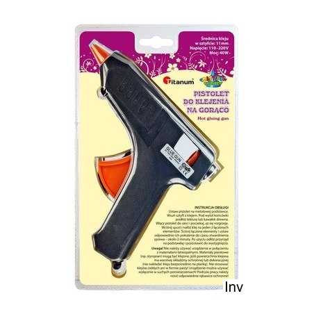 Pistolet do kleju na gorąco 40W 11mm TITANUM 365218 43025