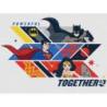 Malowanie po numerach IDEYKA, 30x40 cm, Super Friends: Powerful Together, 1 szt.