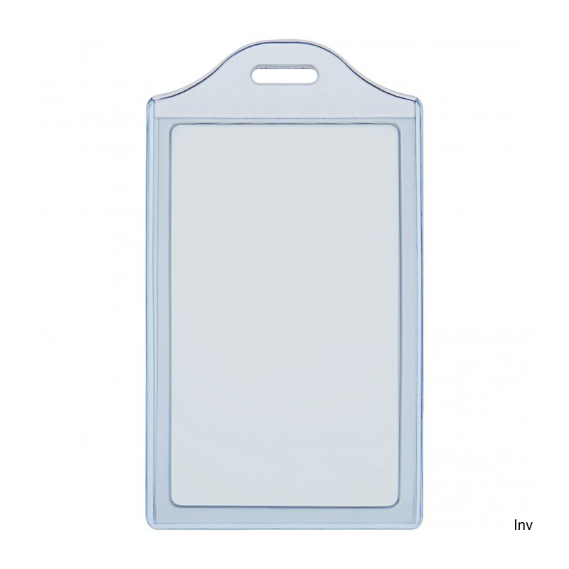 Holder na karty Argo 2K-V niebieski, przezroczysty, 2 przegrody, 54x86 mm