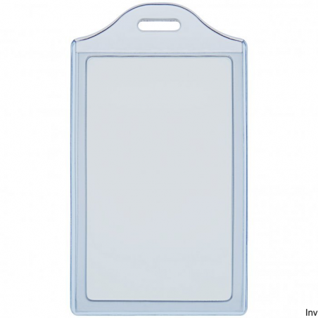 Holder na karty Argo 2K-V niebieski, przezroczysty, 2 przegrody, 54x86 mm
