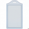 Holder na karty Argo 2K-V niebieski, przezroczysty, 2 przegrody, 54x86 mm