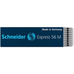 PAKIET Wkład Express 56 M do długopisu SCHNEIDER, M, format D, czarny