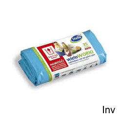 Worki na śmieci z taśmą...