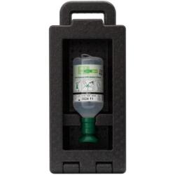 Zestaw do płukania oka PLUM iBox 1, z płynem 0,9%, 500 ml, czarny