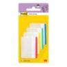 Zakładki indeksujące POST-IT do archiwizacji (686-F1), PP, proste, 50,8x38mm, 4x6 kart., mix kolorów
