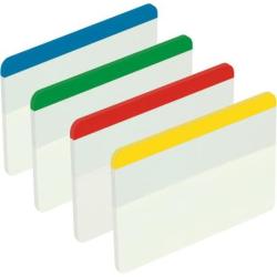 Zakładki indeksujące POST-IT do archiwizacji (686-F1), PP, proste, 50,8x38mm, 4x6 kart., mix kolorów