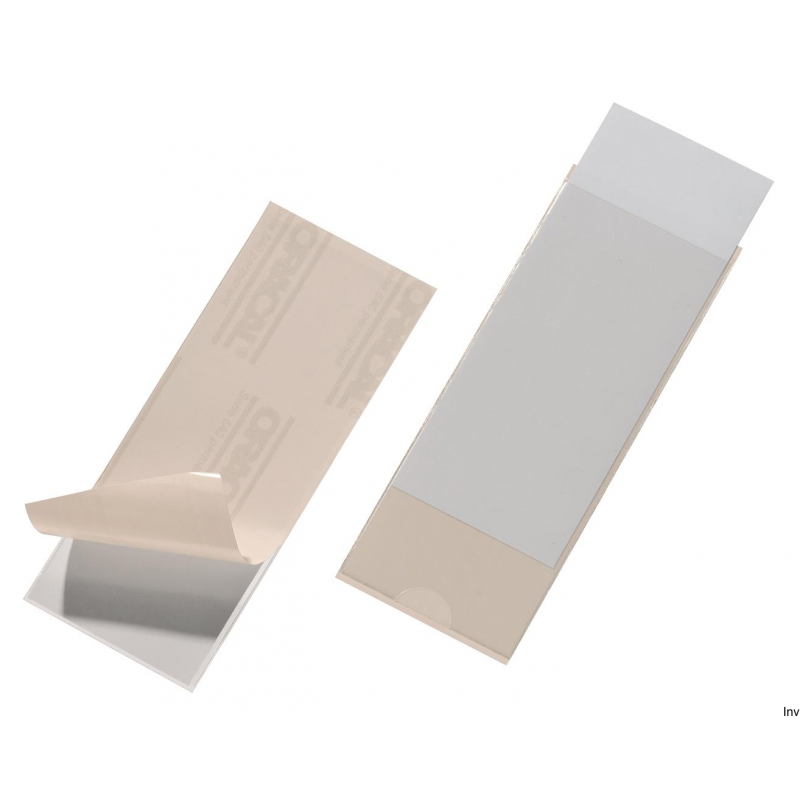 Kieszeń samoprzylepna Durable POCKETFIX 60 x 150 mm do oznaczania segregatorów i teczek