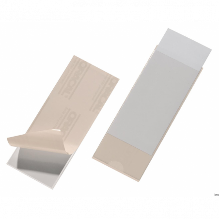 Kieszeń samoprzylepna Durable POCKETFIX 60 x 150 mm do oznaczania segregatorów i teczek