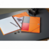 Kołonotatnik A4 Oxford Meetingbook, 80 kartek, linia, oprawa polipropylenowa, mikroperforacja, 4 otwory do segregatora