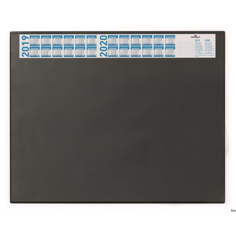 Podkład na biurko z kalendarzem 520x650 mm Czarny Durable