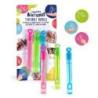 PAKIET Zestaw niepękających baniek mydlanych TRENDHAUS Birthday FUN, 3 x 4ml, mix kolorów
