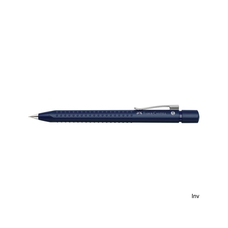 Ołówek automatyczny Faber-Castell Grip 2011 0,7 mm granatowy z gumką i klipsem
