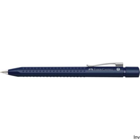 Ołówek automatyczny Faber-Castell Grip 2011 0,7 mm granatowy z gumką i klipsem