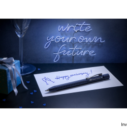 Ołówek automatyczny Faber-Castell Grip 2011 0,7 mm granatowy z gumką i klipsem
