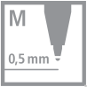 Długopis STABILO pointball zieleń paryska 6033/4-36, 0,5 mm, bioplastik, wymienne wkłady