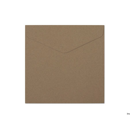 Koperta 160x160mm KRAFT c.beż. 120g (10 sztuk) Galeria Papieru