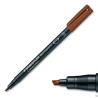Staedtler Foliopis Lumocolor B, wodoodporny, brązowy, 10 sztuk